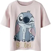Name it Camiseta 'NKFakun Stitch' marino / azul ahumado / oro / lila
