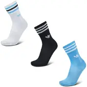 Adidas adidasCalcetines clásicos 43-46 White / Light Blue / Black Unisex