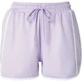 Hey Honey Pantalón deportivo 'Track Shorts' lila / blanco