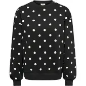 ONLY Sudadera 'JDYTENA' negro / blanco natural