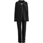 Next Pijama negro / blanco