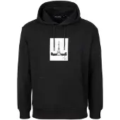 Karl Lagerfeld Sudadera negro / blanco