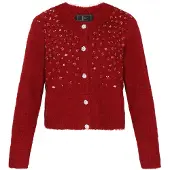 Faina Cárdigan rojo