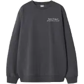 TWO SOON Sudadera antracita / blanco