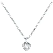 Ted Baker Cadena 'HANNELA: CRYSTAL HEART PENDANT' plata