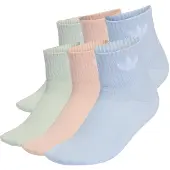 Adidas Calcetines 'Mid Ankle 6 Pairs' azul pastel / menta / rosa