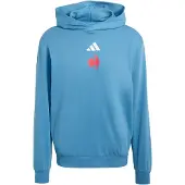 Adidas Camiseta deportiva 'FFR' azul oscuro / naranja neón / blanco