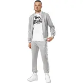 Lonsdale Chándal 'Ashwell' gris moteado / blanco