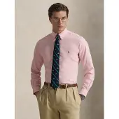 Ralph Lauren Camisa azul / marrón / rosa / blanco