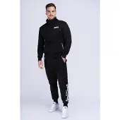 Lonsdale Ropa para correr 'Geddington' rojo sangre / negro / blanco