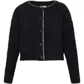 Dreimaster Cárdigan negro / plata
