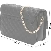 Baldinini Bolso de hombro 'Ingrid 002' oro / negro