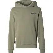 Napapijri Sudadera 'BUSEE' verde claro / naranja oscuro / negro / blanco