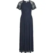 Vila Vifemma De Mangas Cortas Vestido Maxi