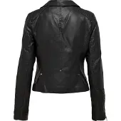 ONLY Cazadora de cuero ONLGEMMA mujer - Negro - FR 38