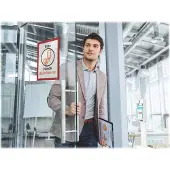 Durable marco de información Duraframe A4 autoadhesivo rojo (2 unidades)