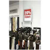 Durable marco de información Duraframe A5 gris autoadhesivo (2 unidades)