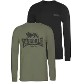 Lonsdale Camiseta De Manga Larga Ayrshire 2 Unidades