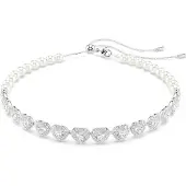 Swarovski Cadena 'Ariana Grande' plata / transparente