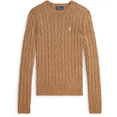 Ralph Lauren para mujer. 211971795002 Jersey de nudos marrón (XXS), Casual, Algodón, outlet 2026.