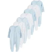 Next Pijama camelo / azul / blanco