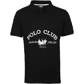 Harvey Miller Camiseta negro / blanco