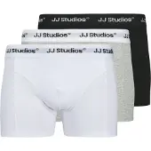 Jack & Jones Calzoncillo boxer 'JACSOHO' gris moteado / negro / blanco