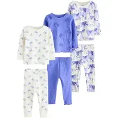 Next Pijama azul real / blanco lana