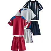 Next Pijama azul / navy / gris / rojo / blanco