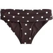 Next Braga de bikini crema / marrón oscuro