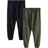 Next Pantalón verde oscuro / negro