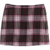 Next Falda marrón oscuro / rosa / blanco