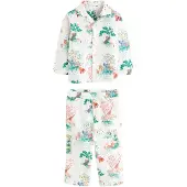 Next Pijama 'Great Ormond Street' crema / azul / esmeralda / rojo
