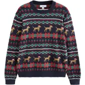 Next Jersey navy / marrón claro / verde / rojo