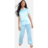 Lipsy Pijama azul cielo / blanco