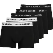 Jack & Jones Calzoncillo boxer 'Solid' negro / blanco