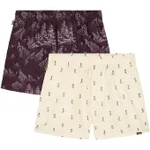 Pockies Calzoncillo boxer 'Cabin' marrón / blanco
