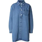 Noisy May Vestido camisero 'Delilah' azul denim