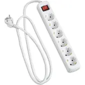 Hama Steckdosenleiste 00030533 6fach Schalter 3m weiß