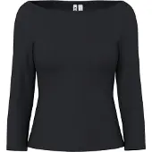 Pieces Camiseta De Manga 3/4 Phoebe Boatneck