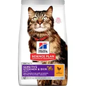 Hill's Pet Nutrition Science Plan Sensitive Stomach & Skin - Adult - Pollo - 7 kg