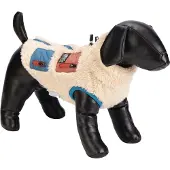 Beeztees Abrigo para perros , modelo Teddy, color: beige, talla: 36 cm
