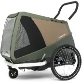 Croozer Remolque para bicicleta - Enna L - Verde musgo