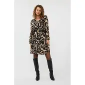 Esqualo Dress Harmony Print Talla: 36 | Vestidos Midi Outlet | Mujer