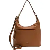 L.credi Bolso de hombro 'Maite' cognac