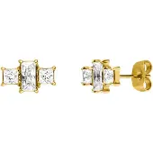 Purelei Pendientes 'Powder' plata