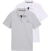 Tom Tailor Camiseta navy / gris claro / blanco