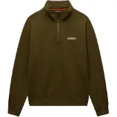 Napapijri Sudadera caqui / blanco