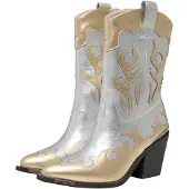 Buffalo Botas camperas oro / plata