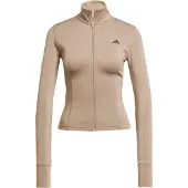 Adidas adidasChaqueta con cierre de cremallera Optimé Essentials S Chalky Brown Mujer